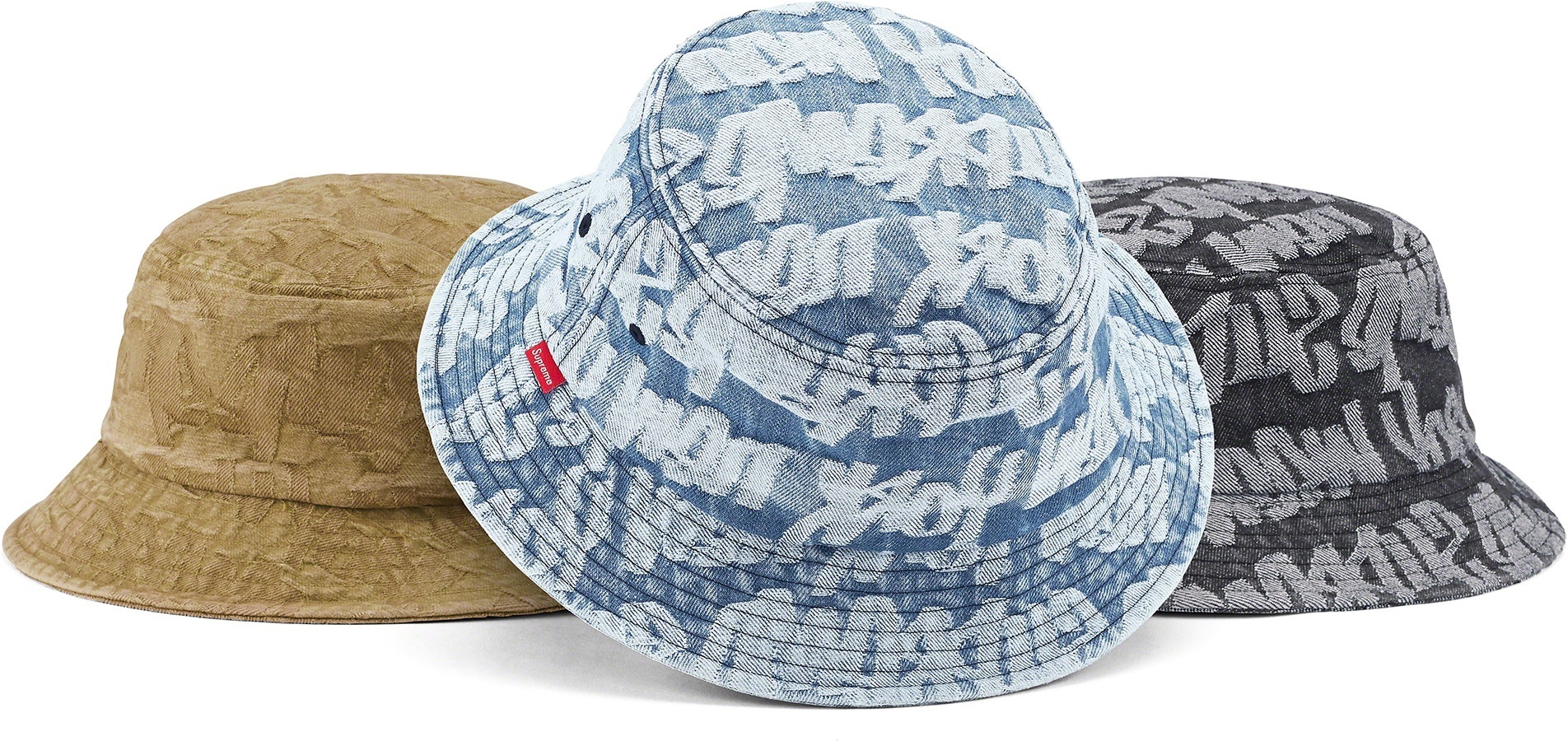Fat Tip Jacquard Denim Crusher